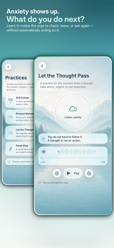 Ailin SOS and Let the Thought Finish audio practice