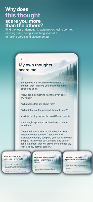 A detailed breakdown of an anxious thought in Ailin